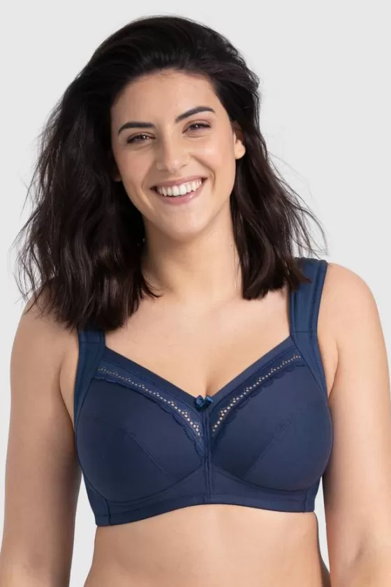 Bra | Non-Wired Bras | Miss Mary Always bra Darkblue