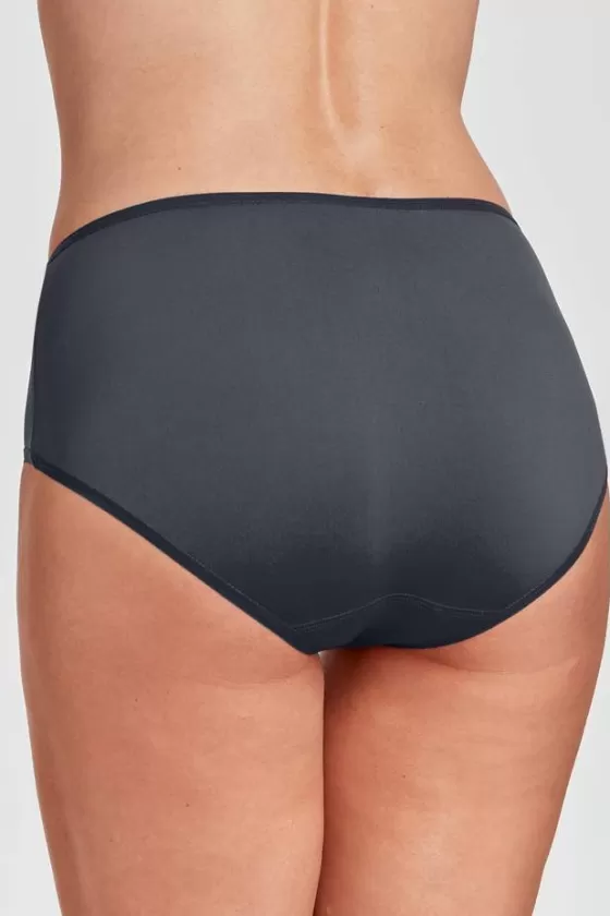 Panties | Miss Mary Basic maxi panty DarkGrey