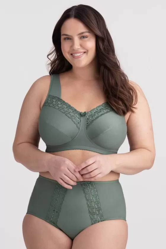 Bra | Non-Wired Bras | Miss Mary Broderie Anglaise bra Green