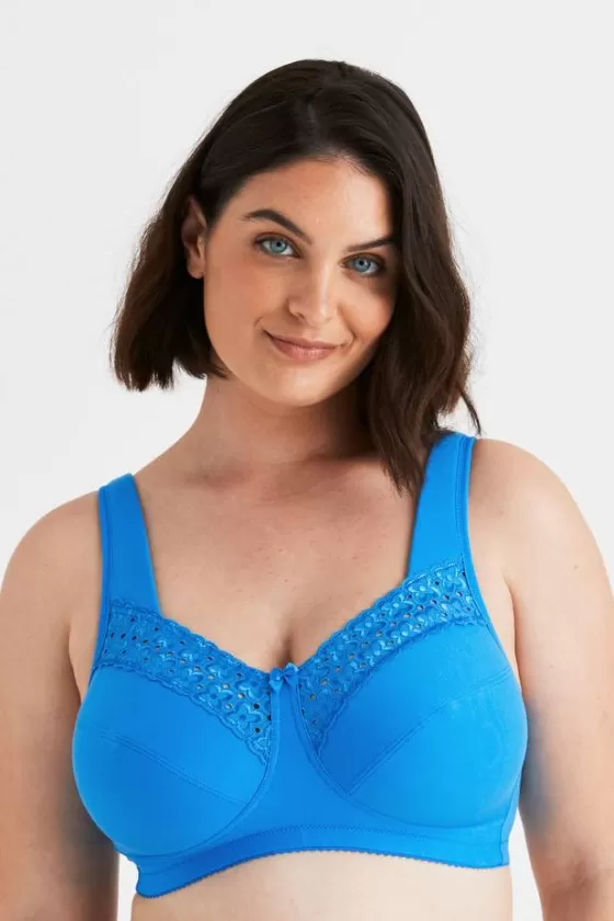 Bra | Non-Wired Bras | Miss Mary Broderie Anglaise bra Softaqua