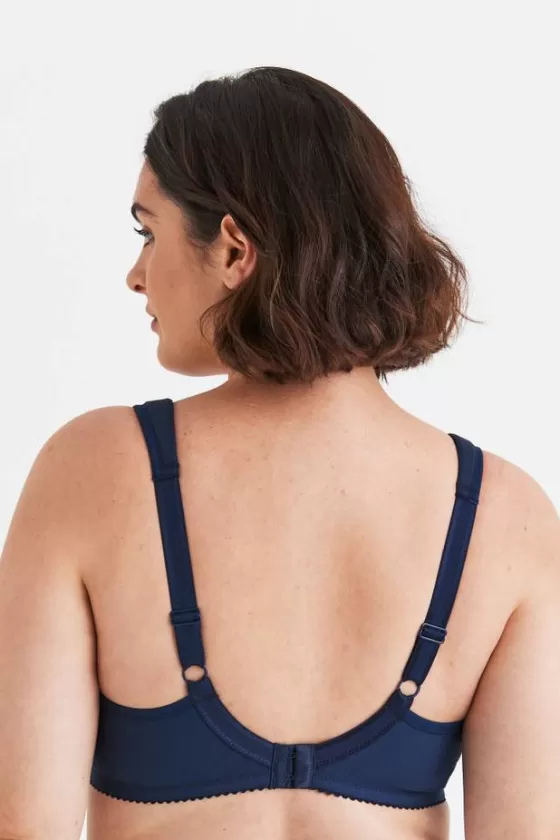 Bra | Underwired Bras | Miss Mary Broderie Anglaise bra Darkblue