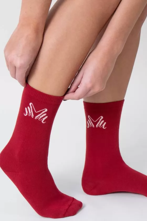 Socks & Stockings | Miss Mary Comfort Cotton Socks 2-pack Red