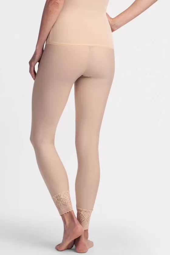 Socks & Stockings | Cooling Underwear | Miss Mary Cool Sensation lace leggings Beige