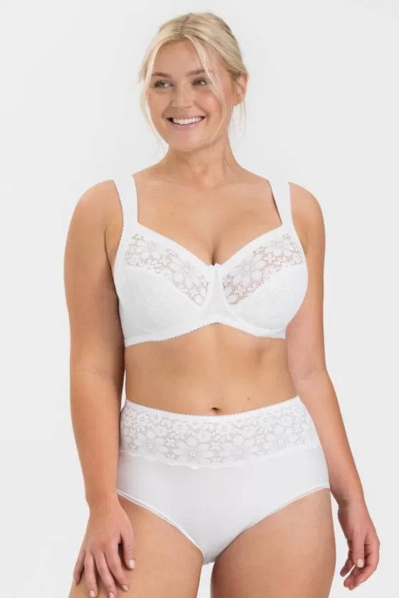 Bra | Underwired Bras | Miss Mary Cotton Bloom bra White