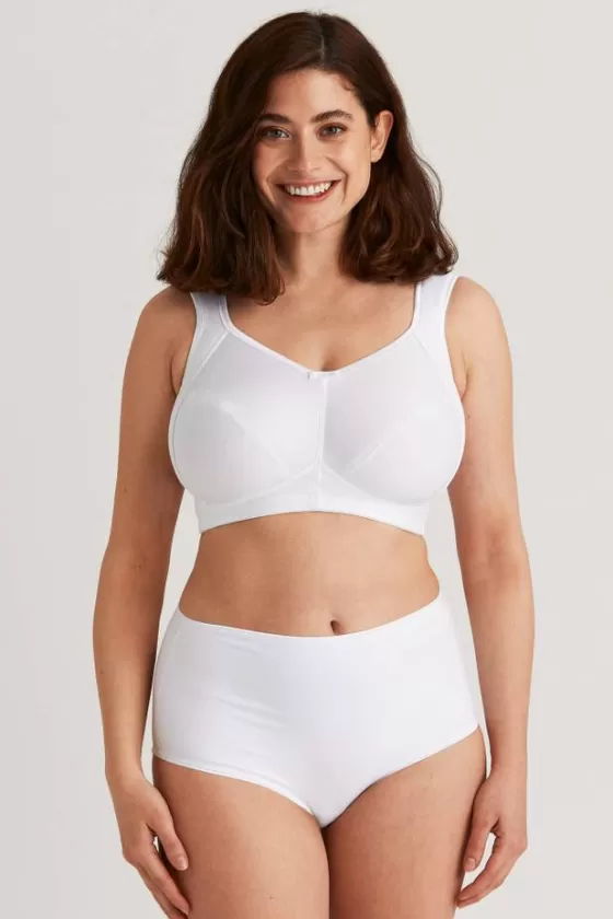 Bra | Non-Wired Bras | Miss Mary Cotton Divide bra White