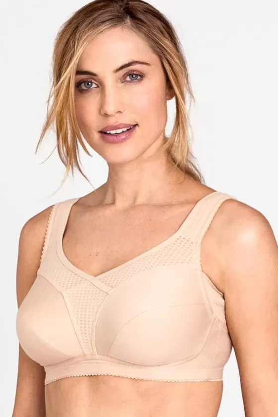 Bra | Non-Wired Bras | Miss Mary Cotton Fresh bra Beige