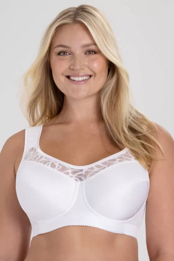 Bra | Underwired Bras | Miss Mary Cotton simplex bra White