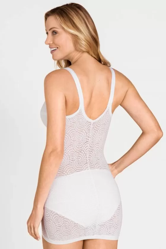 Bodysuits | Shapewear | Miss Mary Cotton Twirls body shaper White