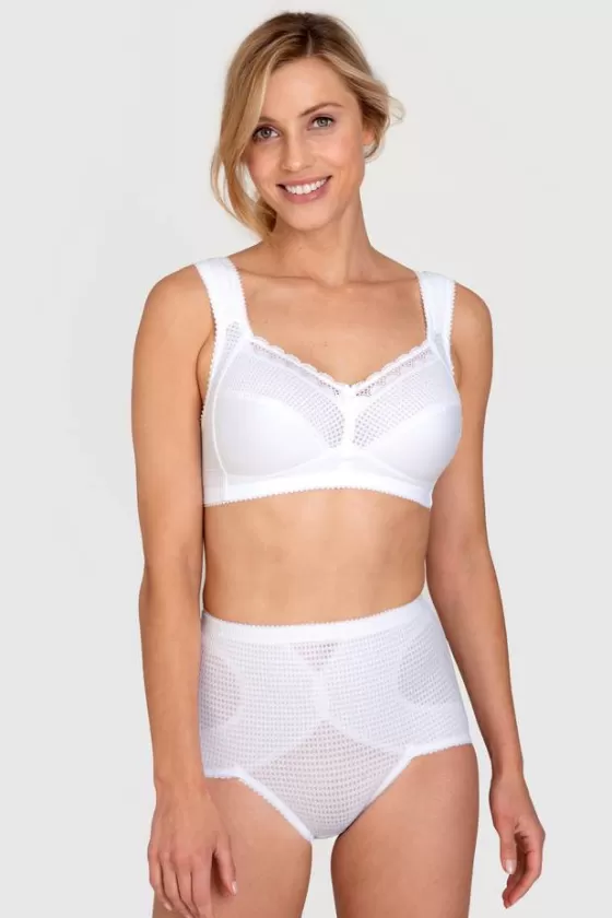 Bra | Non-Wired Bras | Miss Mary Diamond bra White