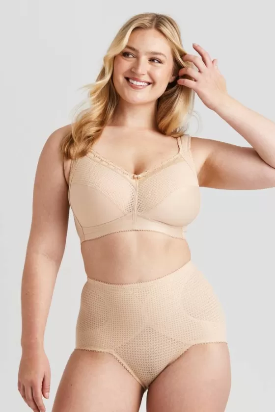 Bra | Non-Wired Bras | Miss Mary Diamond bra Beige