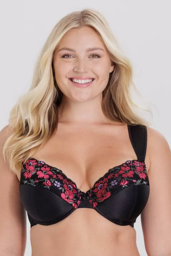 Bra | Underwired Bras | Miss Mary Dream lace bra Black