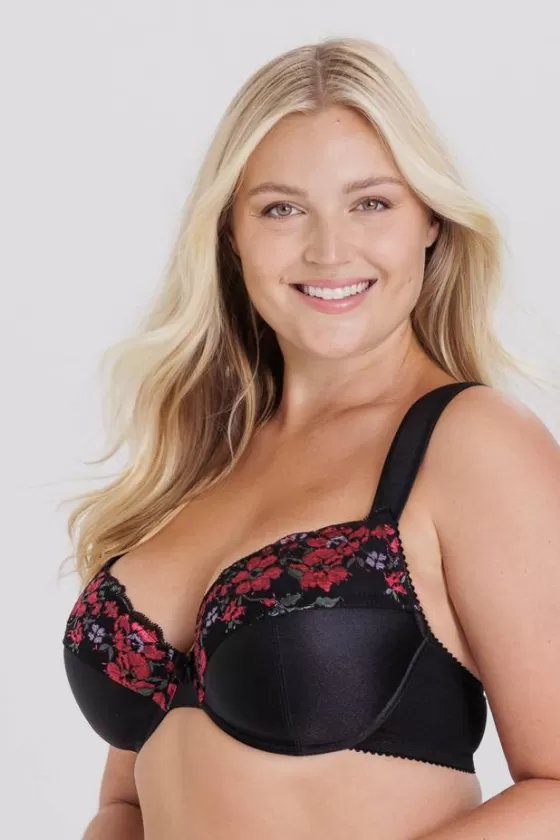 Bra | Underwired Bras | Miss Mary Dream lace bra Black