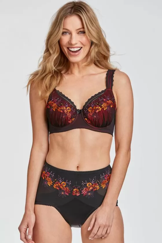 Bra | Underwired Bras | Miss Mary Floral Sun bra Red