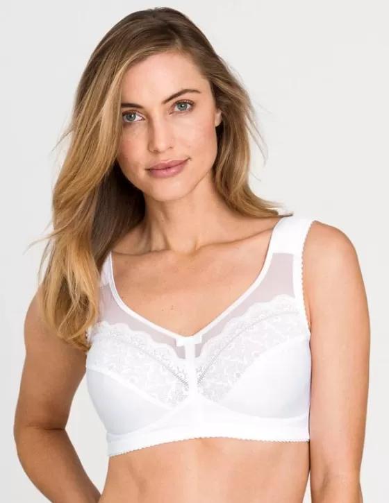 Bra | Non-Wired Bras | Miss Mary Happy Hearts bra White