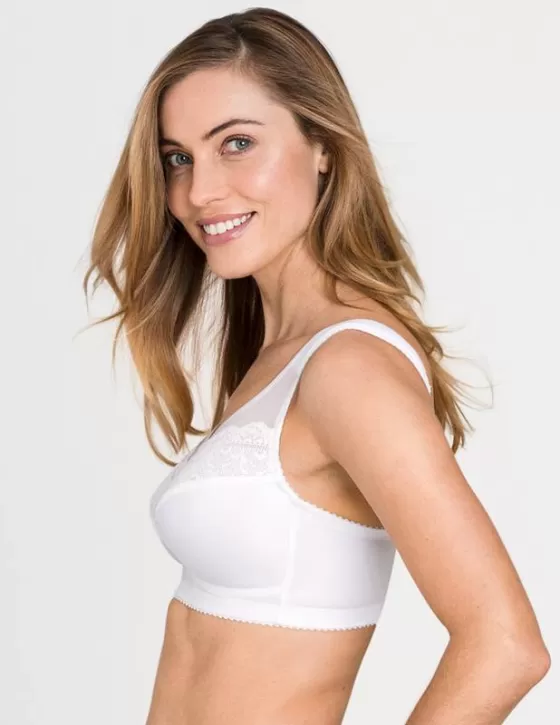 Bra | Non-Wired Bras | Miss Mary Happy Hearts bra White