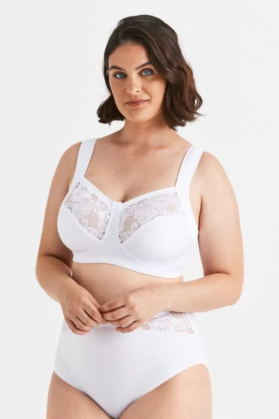 Bra | Non-Wired Bras | Miss Mary Harmony Lace bra White