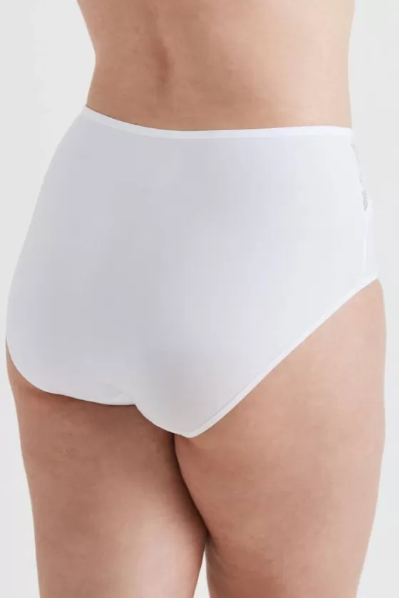 Panties | Miss Mary Harmony Lace midi panty White