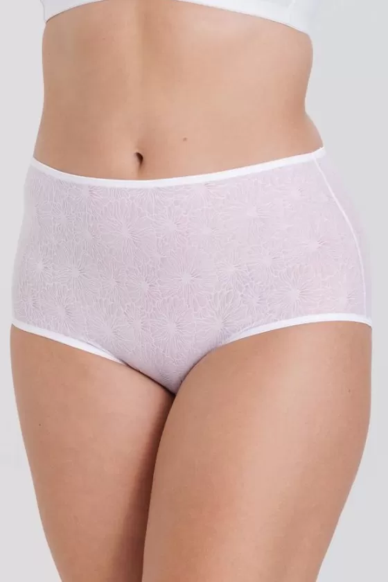 Panties | Miss Mary Invisible Lace maxi briefs White