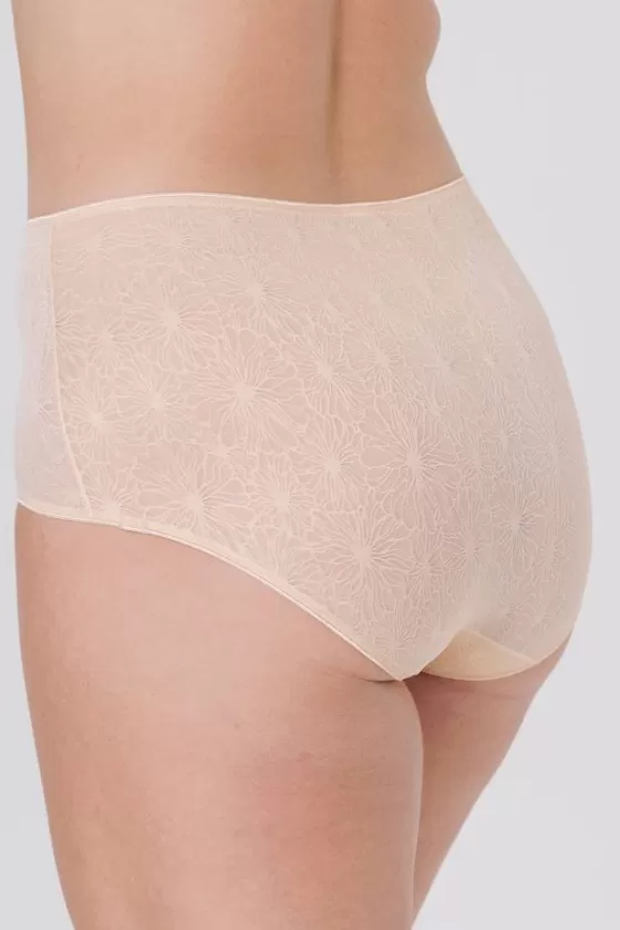 Panties | Miss Mary Invisible Lace maxi briefs Beige