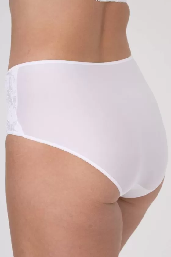 Panties | Miss Mary Jacquard & Lace panty White