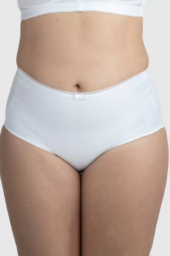 Panties | Miss Mary Jacquard Grafica panty White