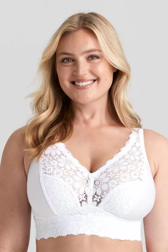 Bra | Non-Wired Bras | Miss Mary Lace Dreams bra White