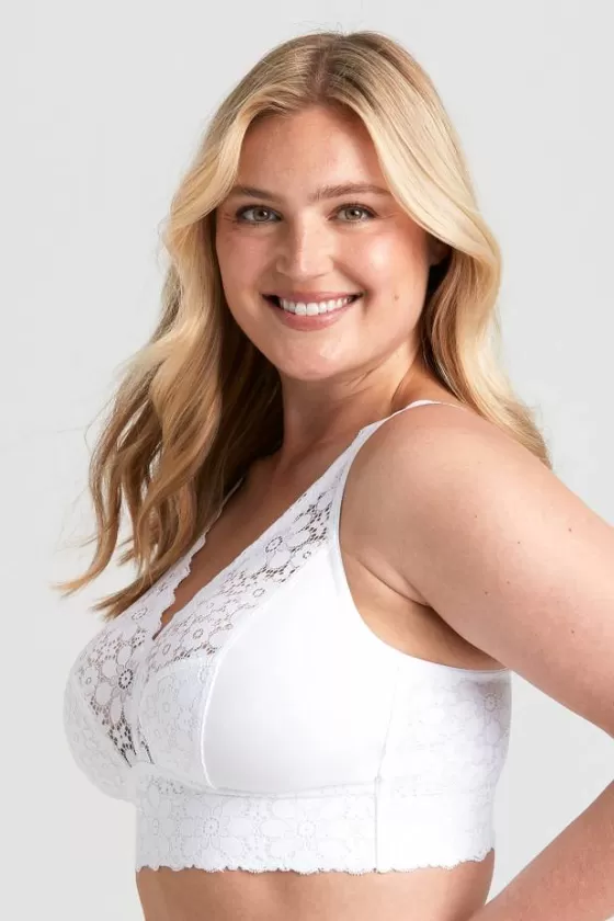 Bra | Non-Wired Bras | Miss Mary Lace Dreams bra White