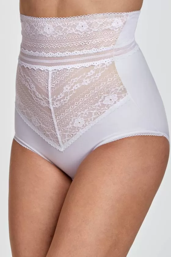 Panties | Miss Mary Lace Vision extra high panty girdle White