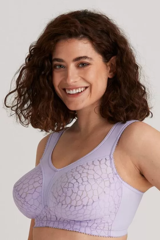 Bra | Non-Wired Bras | Miss Mary Lovely Jacquard bra Lavender