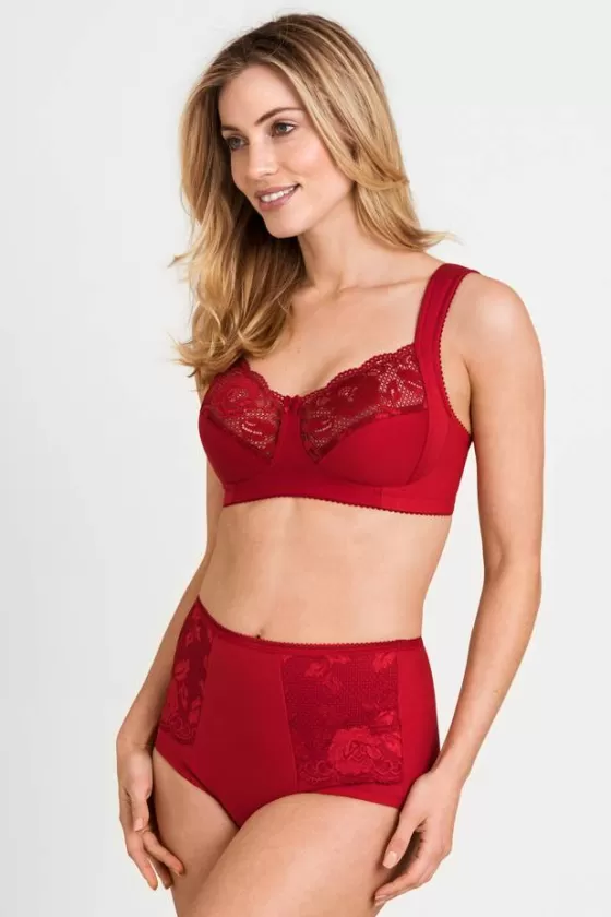 Bra | Non-Wired Bras | Miss Mary Lovely Lace bra Red