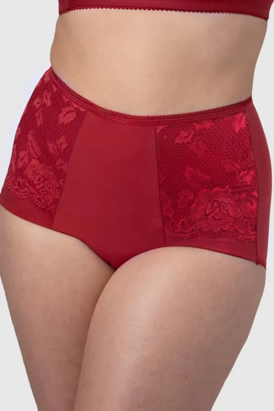 Panties | Miss Mary Lovely Lace panty girdle Red