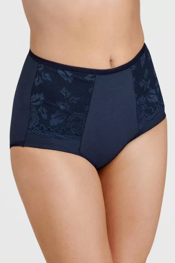 Panties | Miss Mary Lovely Lace panty girdle Darkblue