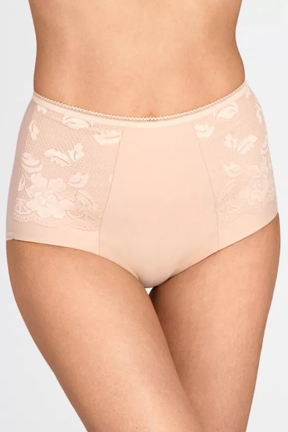 Panties | Miss Mary Lovely Lace panty girdle Beige