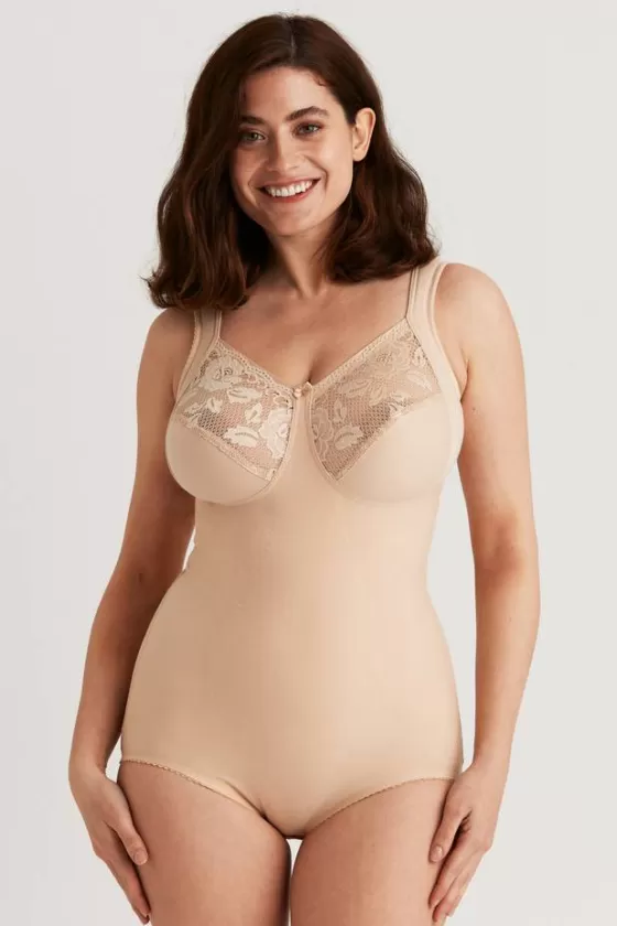 Bodysuits | Shapewear | Miss Mary Lovely Lace shaping bodysuit Beige