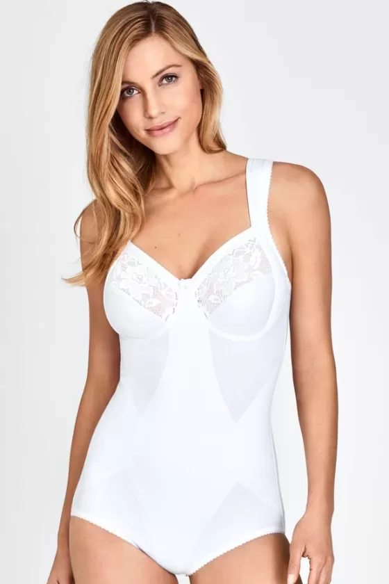 Bodysuits | Shapewear | Miss Mary Lovely Lace shaping bodysuit White