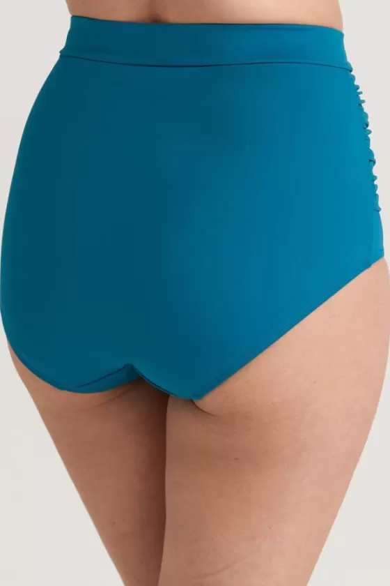 Swimwear | Miss Mary Maya bikini panty with extra high waist PetrolBlue