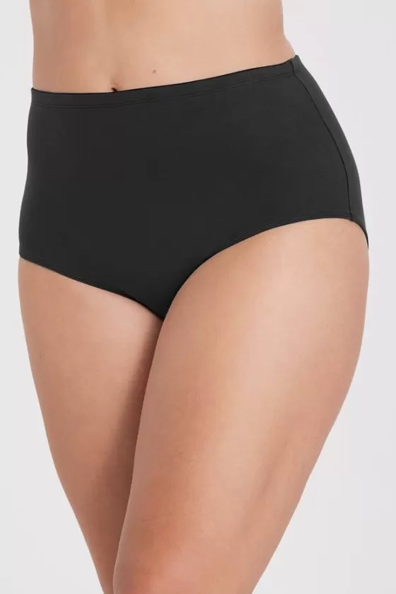 Panties | Miss Mary Organic Cotton maxi panty Black