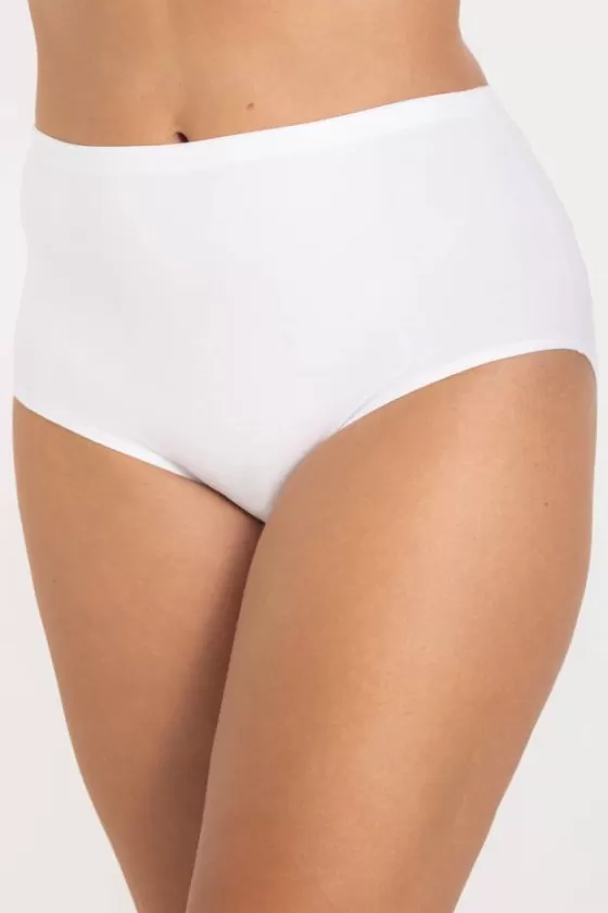 Panties | Miss Mary Organic Cotton maxi panty White