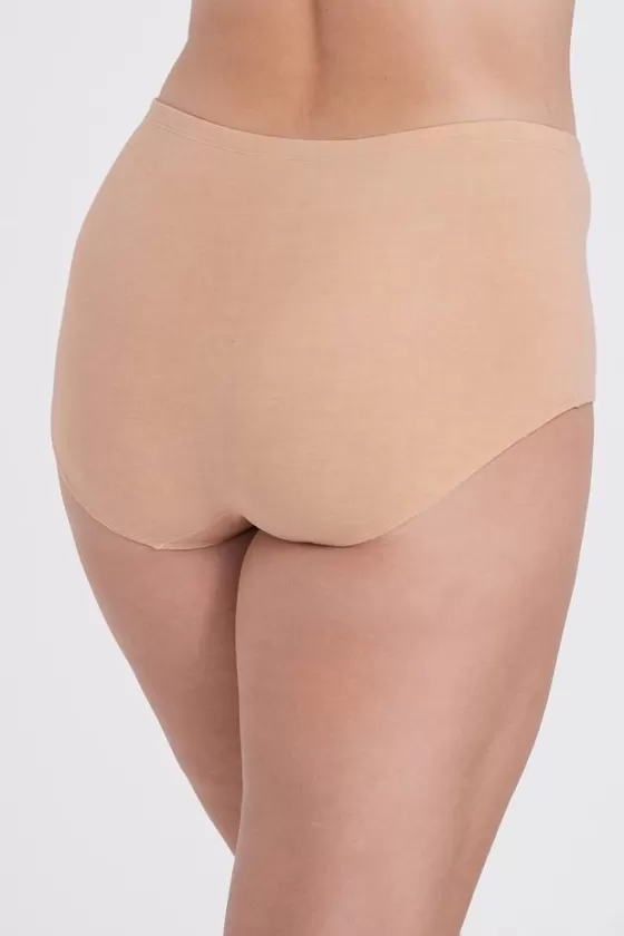 Panties | Miss Mary Organic Cotton maxi panty Beige