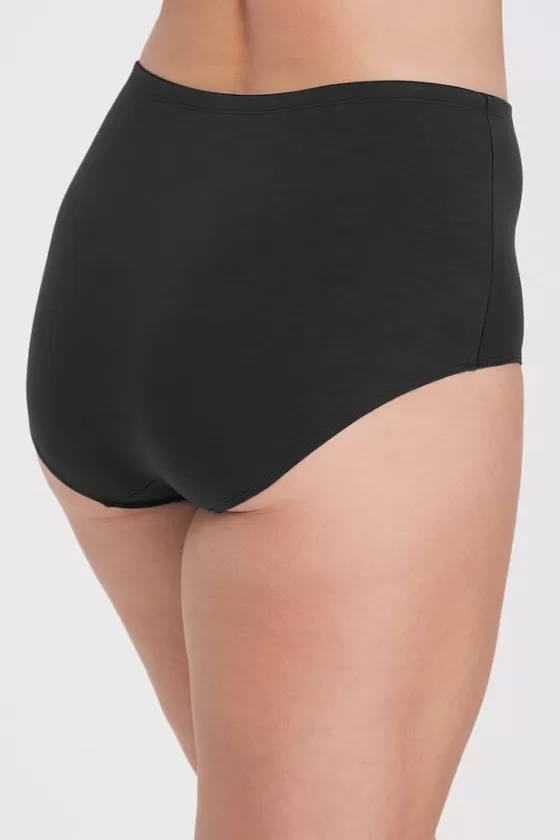 Panties | Miss Mary Organic Cotton maxi panty Black