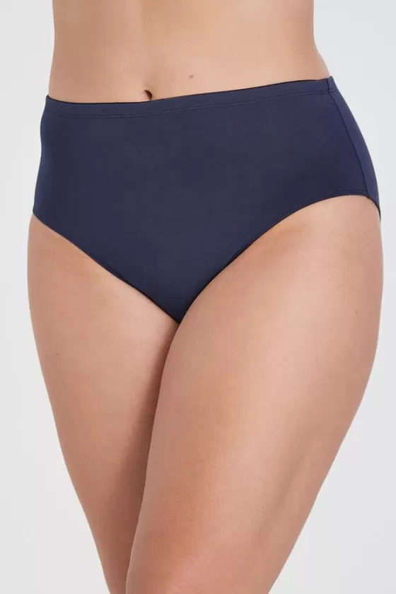 Panties | Miss Mary Organic Cotton midi panty Darkblue