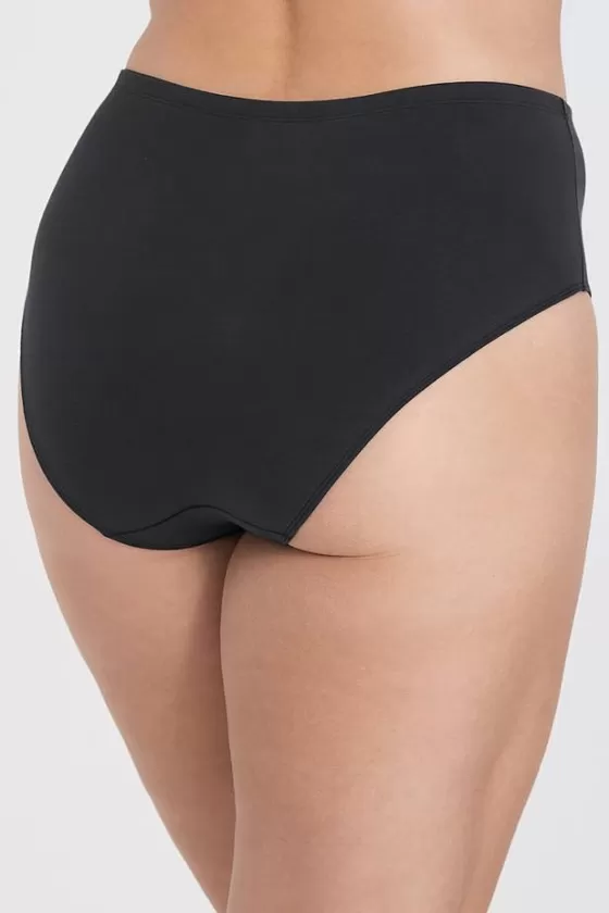 Panties | Miss Mary Organic Cotton midi panty Black