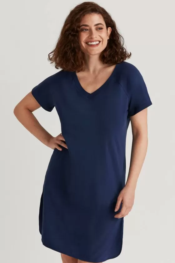 Nightwear | Miss Mary Organic Cotton nightdress Darkblue