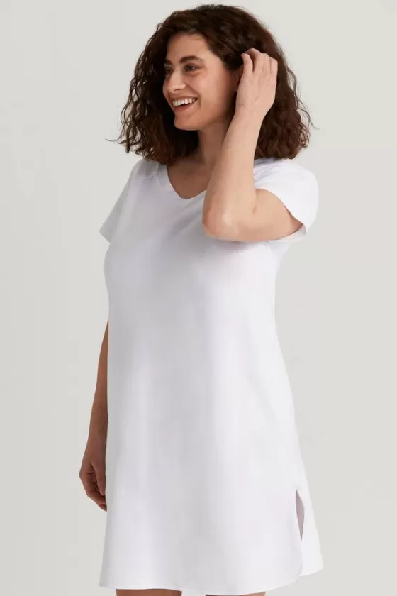 Nightwear | Miss Mary Organic Cotton nightdress White