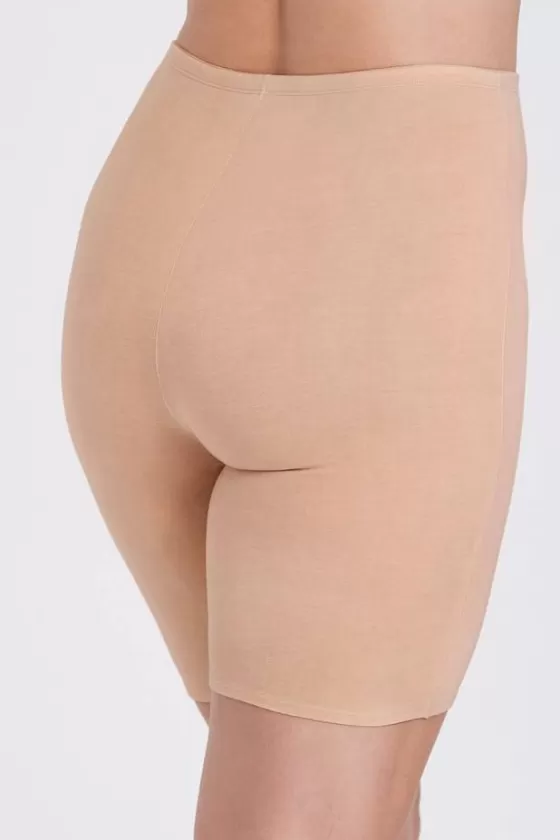 Panties | Miss Mary Organic Cotton panty with long legs Beige