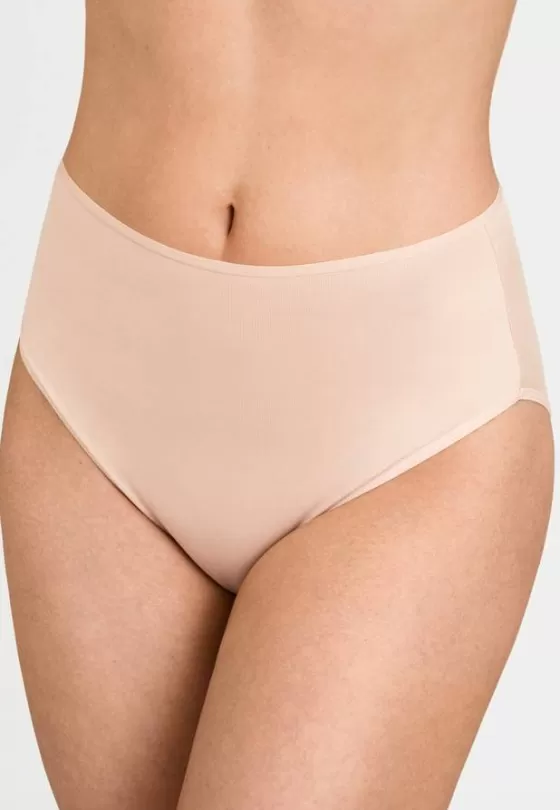 Panties | Miss Mary 4-pack Basic Cotton tai panty beige