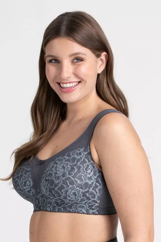 Bra | Non-Wired Bras | Miss Mary Queen bra DarkGrey