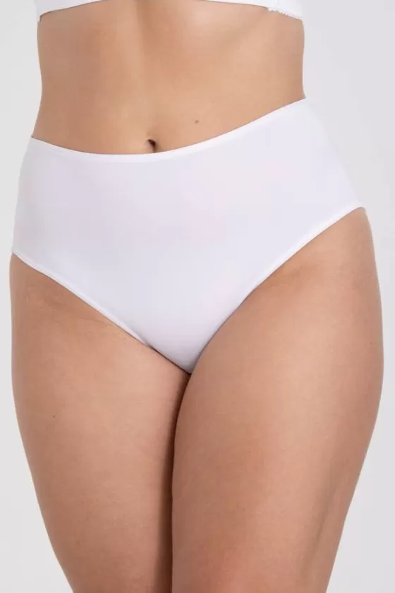 Panties | Miss Mary Recycled Comfort midi panty White