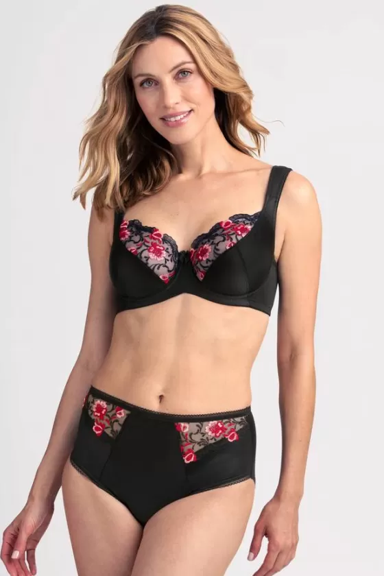 Bra | Underwired Bras | Miss Mary Shine bra Black