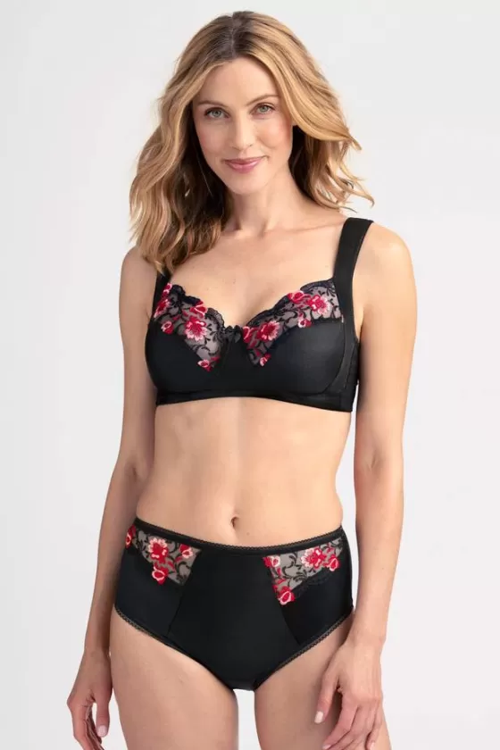 Bra | Non-Wired Bras | Miss Mary Shine bra Black